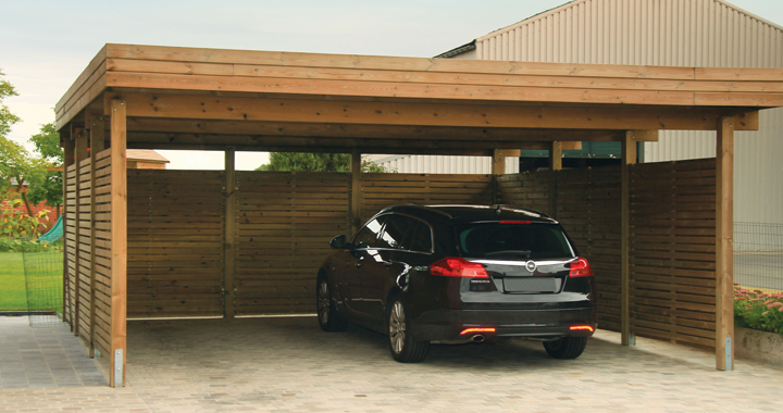 Modern carport