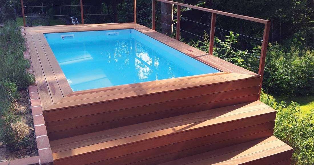 fictie Aftrekken Higgins Strak houten zwembad kopen - Exterior Living