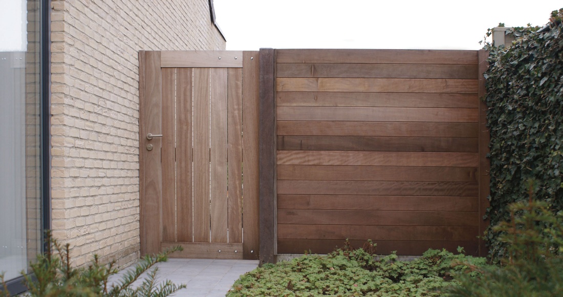Itauba tuinwand + poort